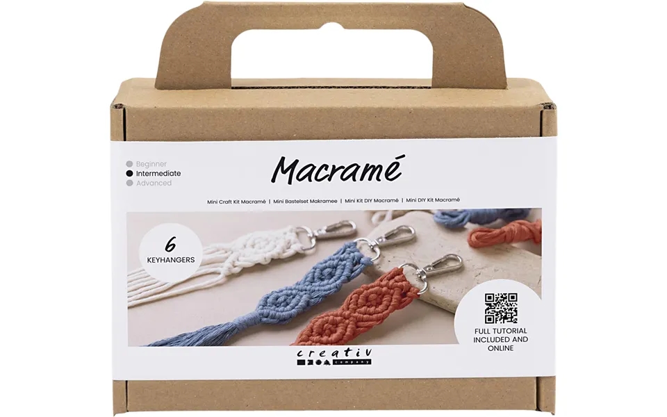 Mini Diy Kit Macramé - Nøglering