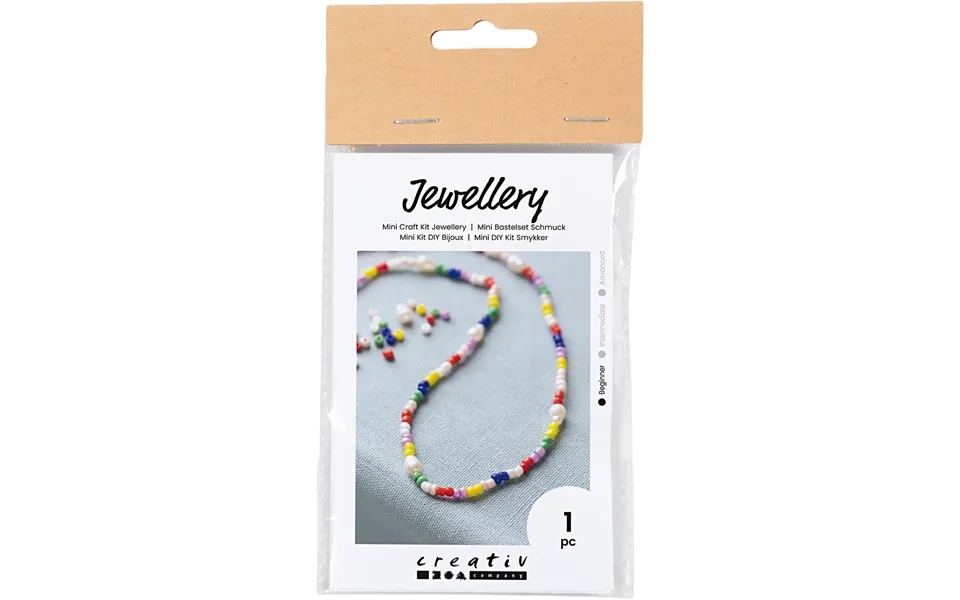 Mini Diy Kit Smykker - Halskæder Med Ferskvandsperler