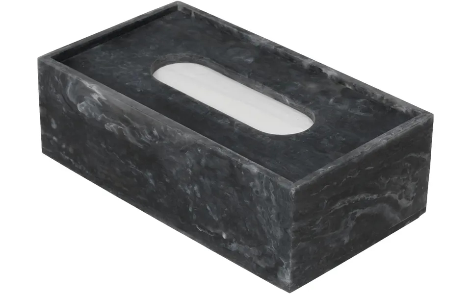 Mist Tissue Box Charcoal