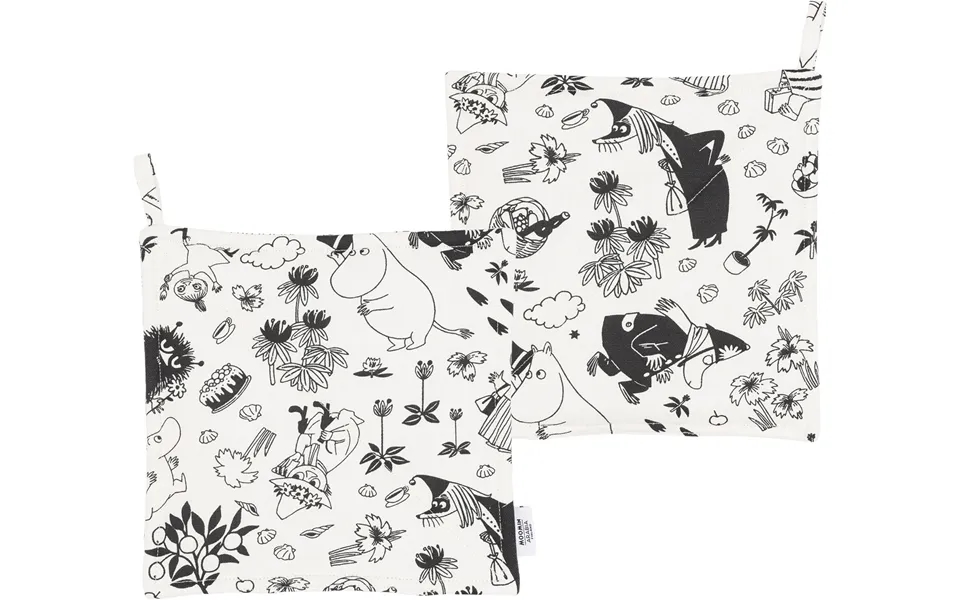 Moomin Arabia Grydelapper Neutral 2 Stk