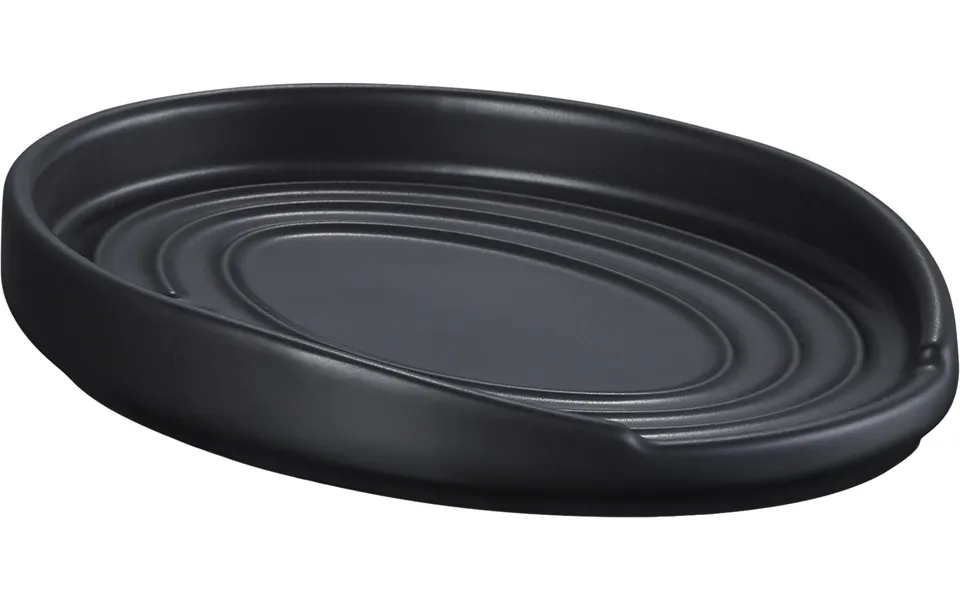 Oval Grydeskeholder 15cm Matte Black