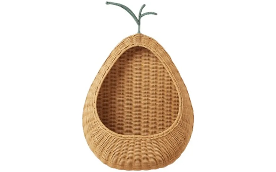 Pear Braided Wall Pocket Natural