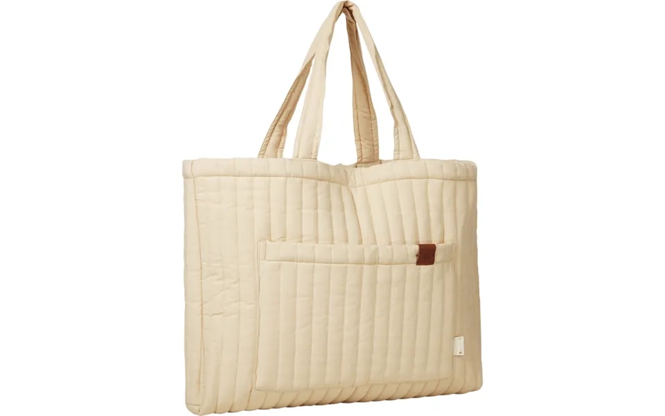 Quilted Tote Bag Wheat