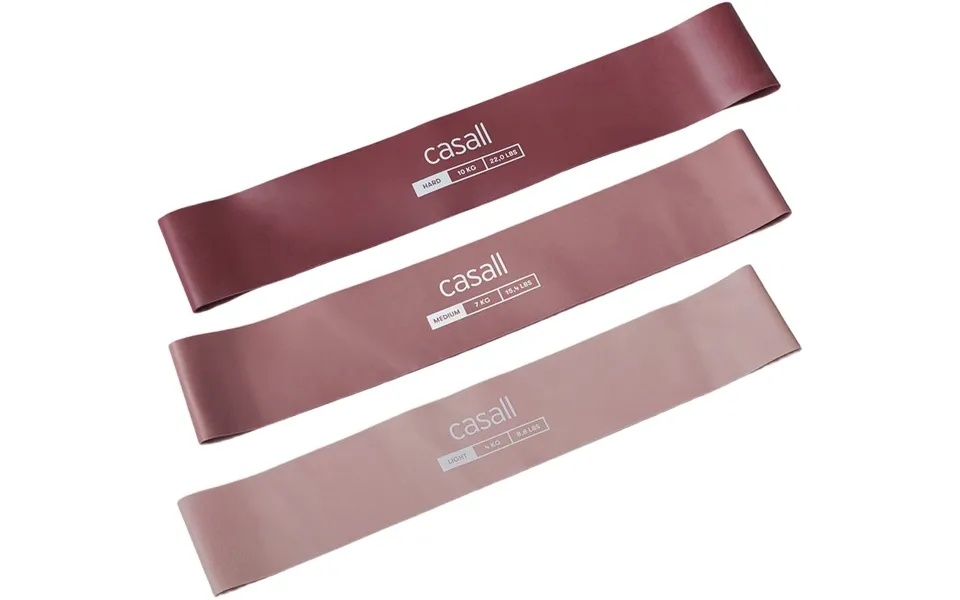 Træningselastikker - 3 Styks