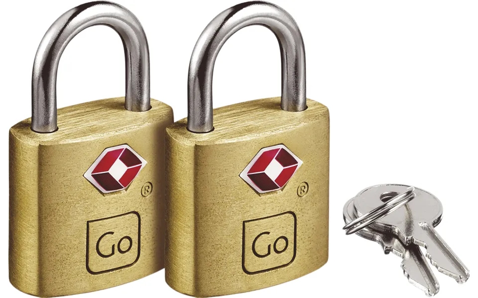 Tsa Brass Padlocks Twin Pack