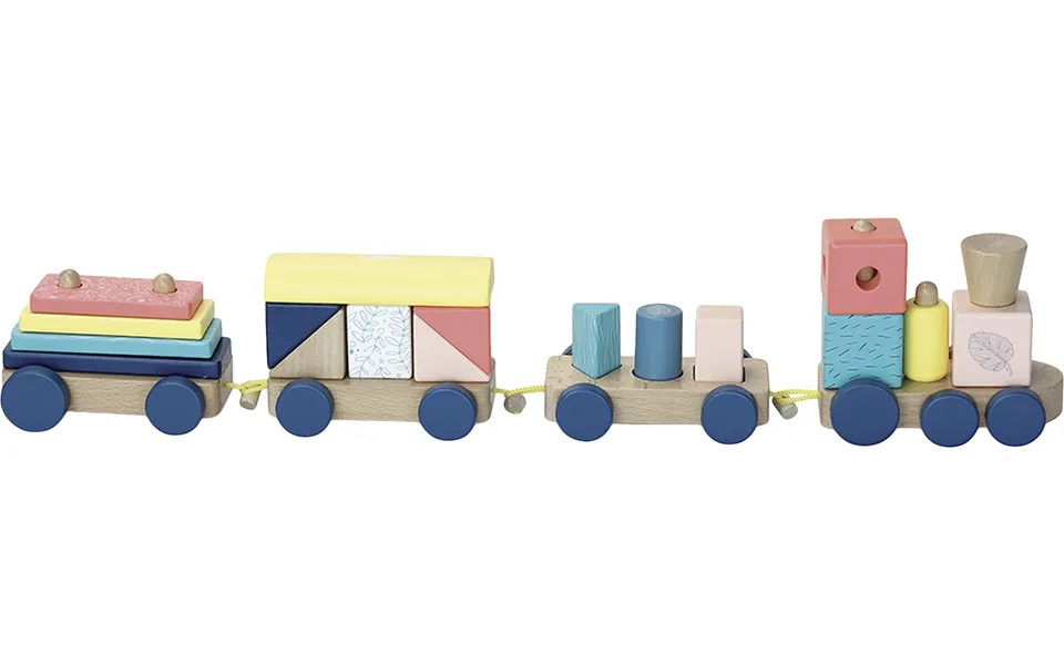 Vilac Togsæt Med Byggeklodser