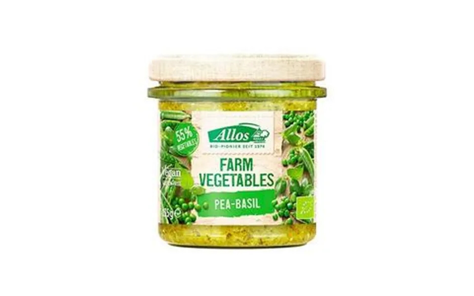 Allos Smørepålæg Ærter & Basilikum Ø - 135 G