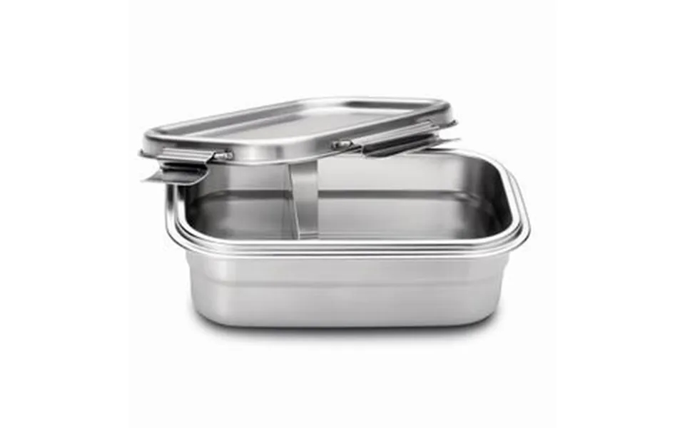 Biogan Madkasse Rustfrit Stål 2 Rum 0,75 L - 1 Stk.