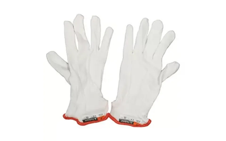 Bomuldshandsker Str. 8 - 1 Par