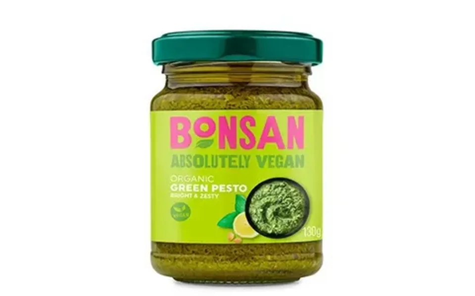 Bonsan Absolutely Vegan Grøn Pesto Ø - 130 G