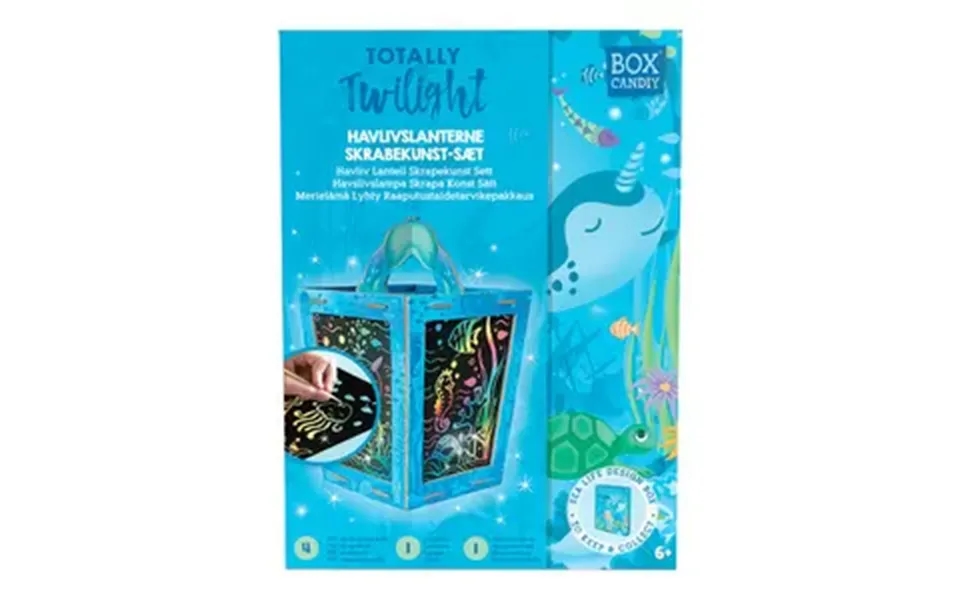 Box Candiy Scratch Art Lantern - Totally Twilight Sea
