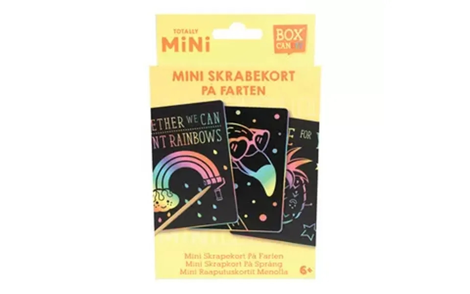 Box Candiy Scratch Cards - Totally Mini