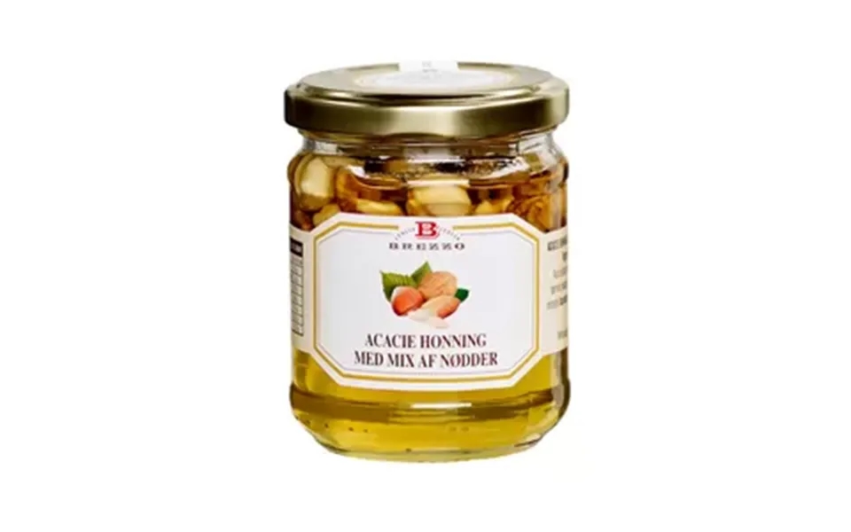 Brezzo Nødder Acacie Honning Med Mixed Nødder - 240 G