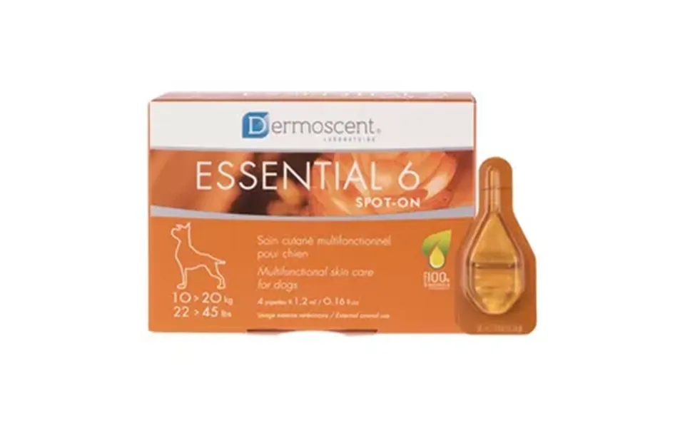 Dermoscent Essential 6 -on, Hudpleje Til Hunde - 10-20 Kg.