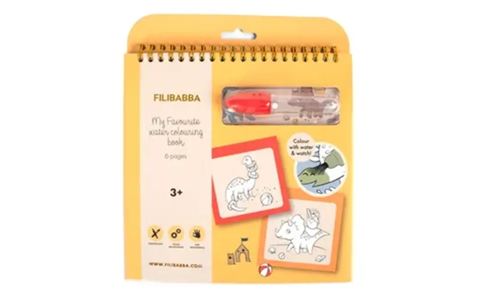Filibabba Min Yndlings Vandmalebog Dinos - 1 Stk