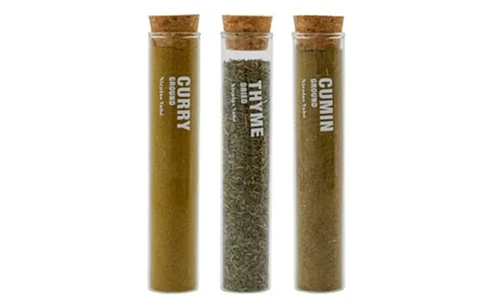 Nicolas Vahé Spices, Curry, Thyme, Cumin - 3 Stk.