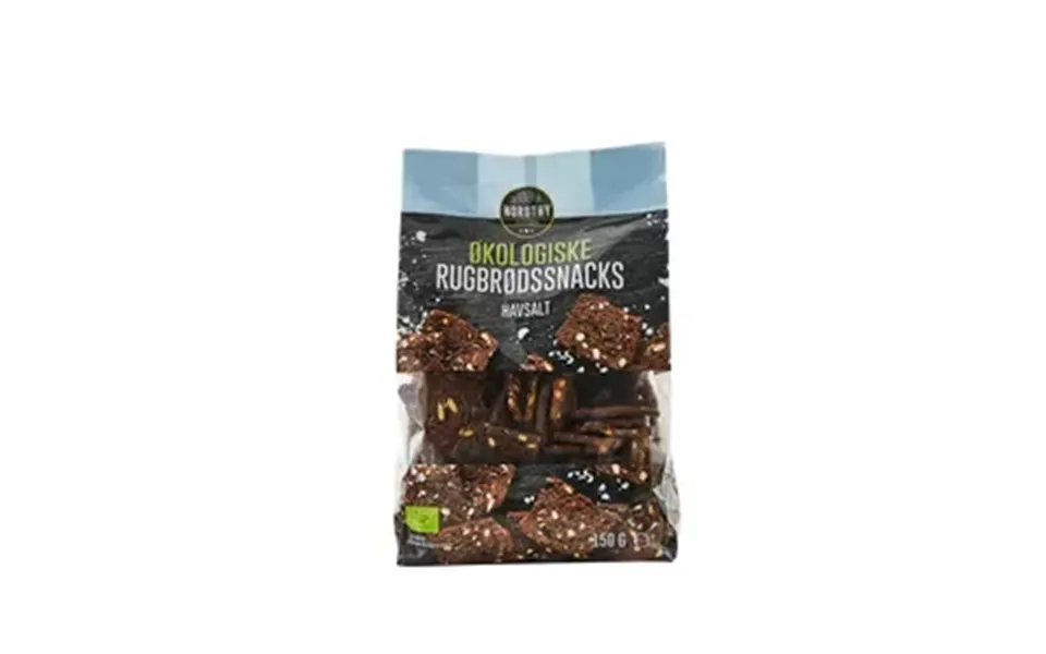 Nordthy Øko Rugbrødssnacks Havsalt - 150 G