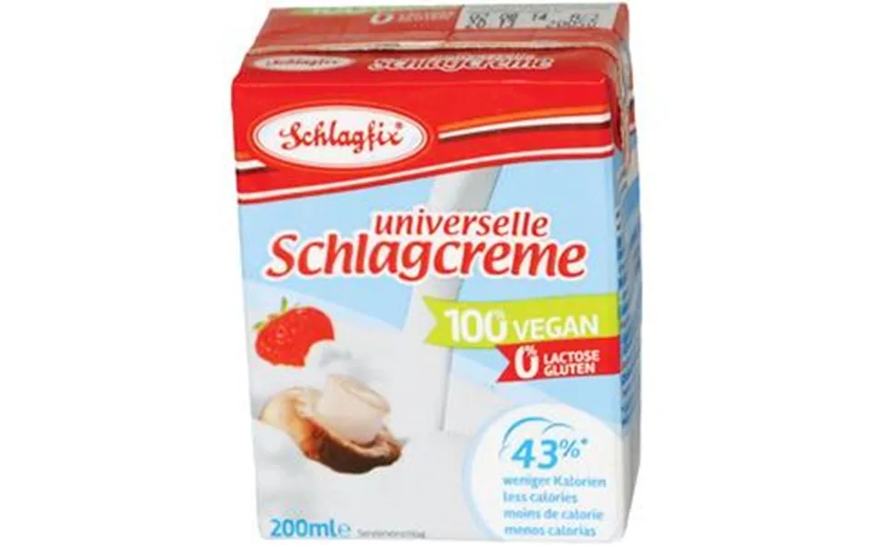 Schlagfix Madlavningscreme Unsweetened Alternative To Fløde - 200 Ml