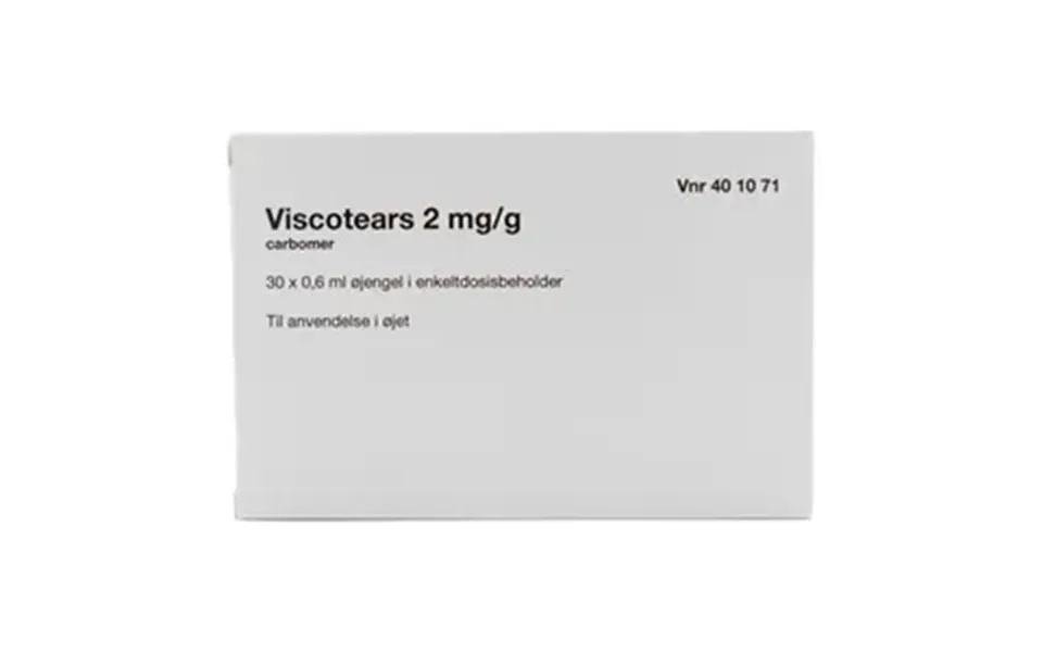 Viscotears 2care4 2 Mg G Øjengel Enkeltdosis - 30x0,6 G.