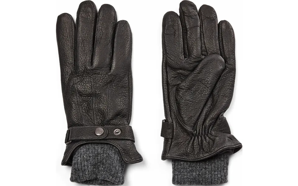 Connextion Læder Handsker Sort