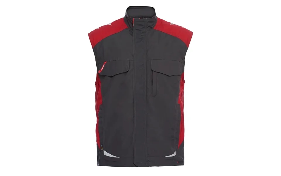 Fe-engel Galaxy Servicevest - Antrazitgrå Tomato Red
