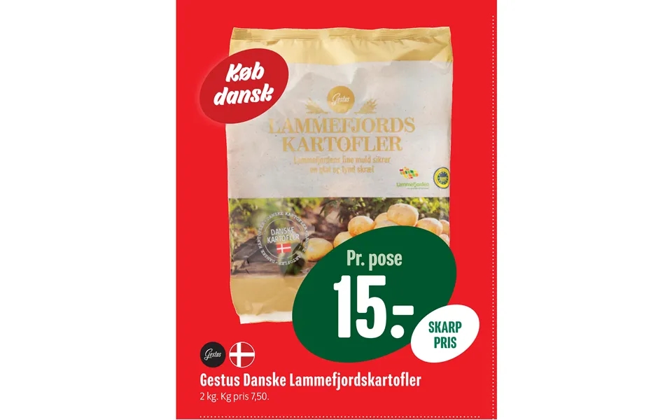 Gestus Danske Lammefjordskartofler