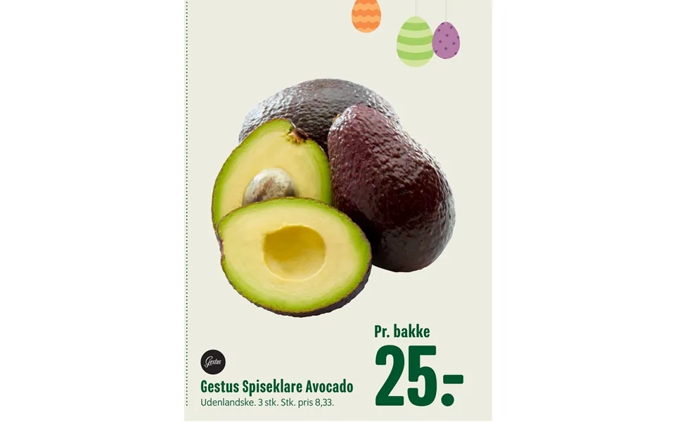 Gestus Spiseklare Avocado