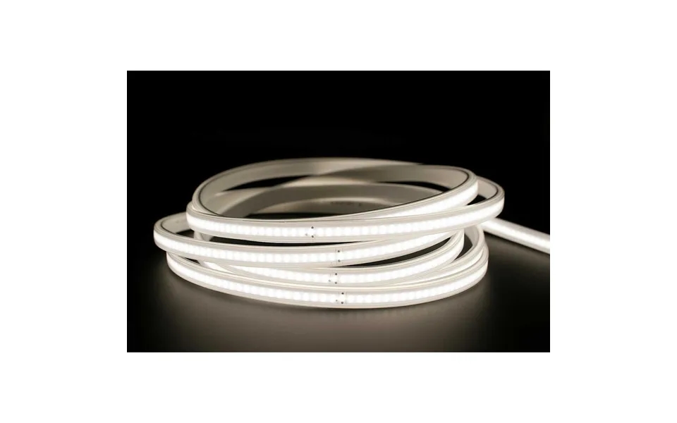 5 M. Vandtæt Cob Strip - 230v, Ip67, 360 Led, 10w M, Kan Klippes For Hver 50cm