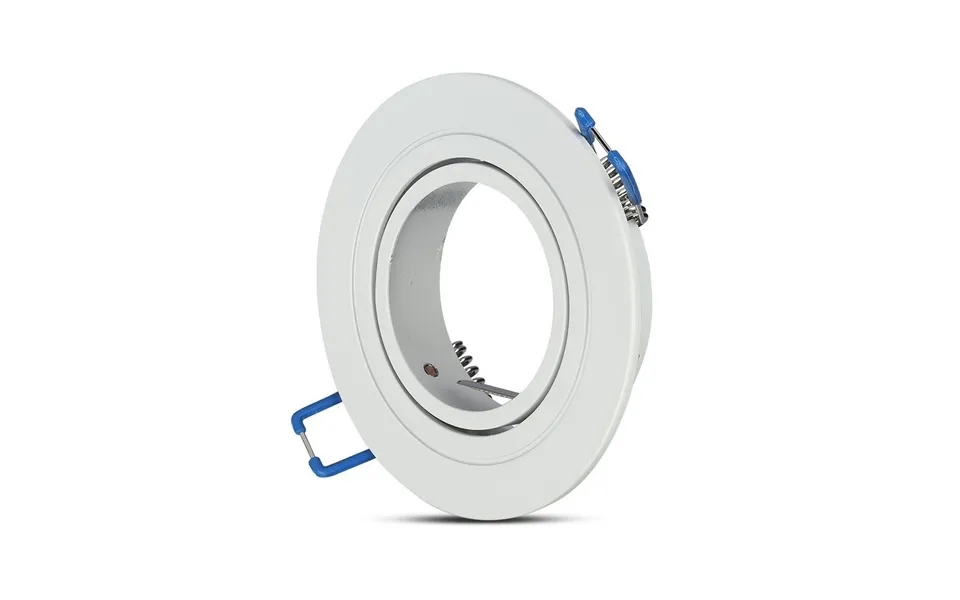 Downlight Kit Uden Lyskilde - Hul Ø7,5 Cm, Mål Ø9,1 Cm, Mat Hvid, Vælg Mr16 Eller Gu10 Fatning