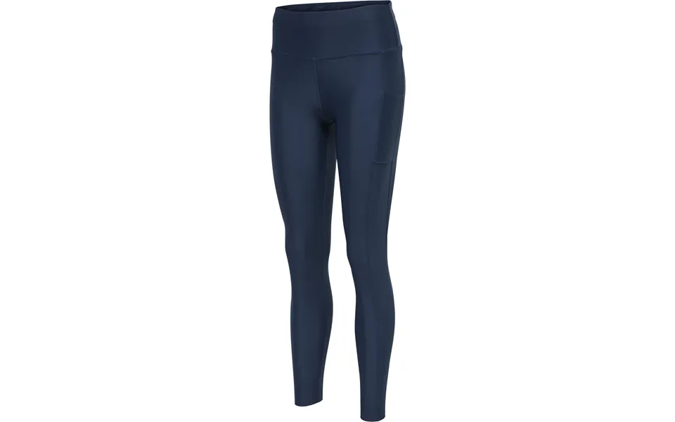 Hummel Tola High Waist Tights Insignia Blue - Træningstøj Til Kvinder