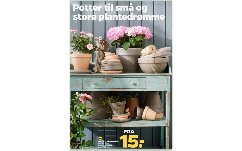 Potter Til Små Og Store Plantedrømme