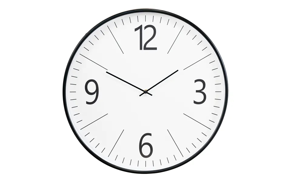 Vægur - Hvid Enkelt