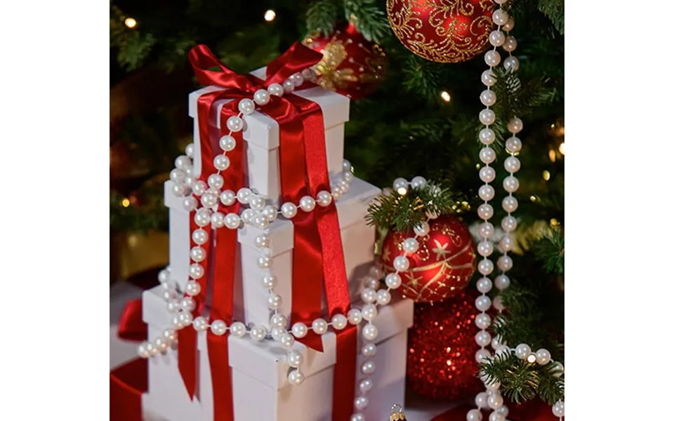 Perleguirlande Hvid 500 Cm