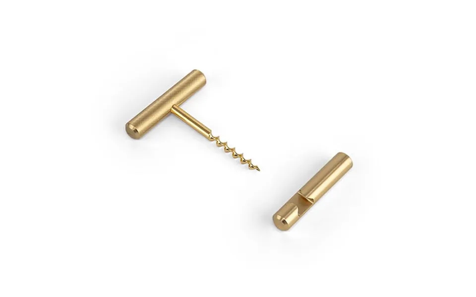 Wine And Bottle Opener Brass