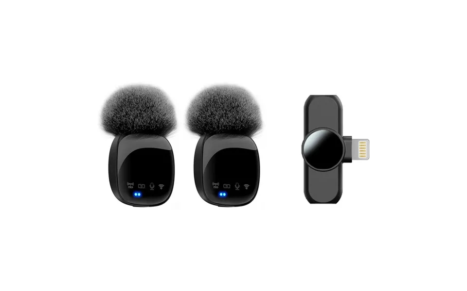Lippa Pro 2-pak Trådløs Støjreducerende Mikrofon - Lightning