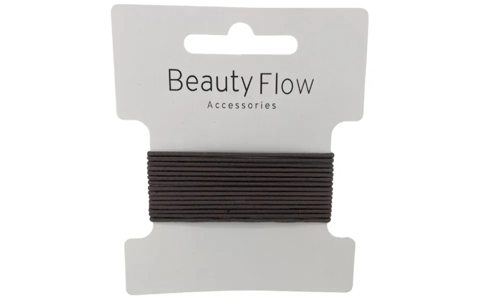 Beauty Flow Basic Hairtie 15 Pieces - Brownie