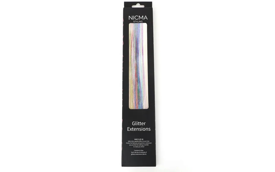 Nicma Styling Glitter Extensions - Rainbow