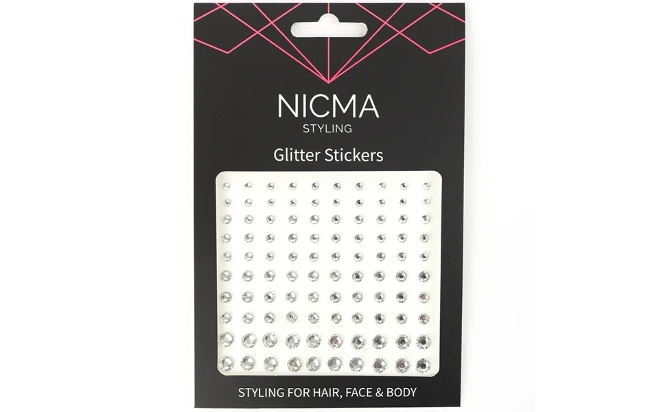 Nicma Styling Glitter Stickers - Clear