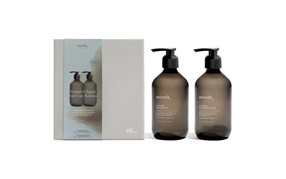 Woods Copenhagen Nourish & Repair - Hair Care Routine Gift Set Limited Edition