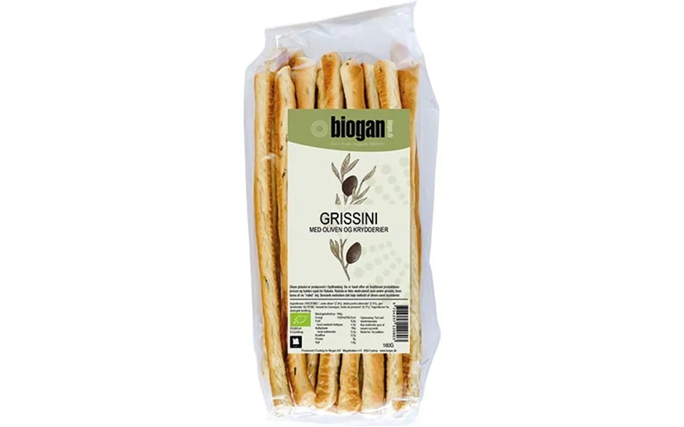 Grissini M. Olives Past, The Laws Spices Økologisk - 160 Gram