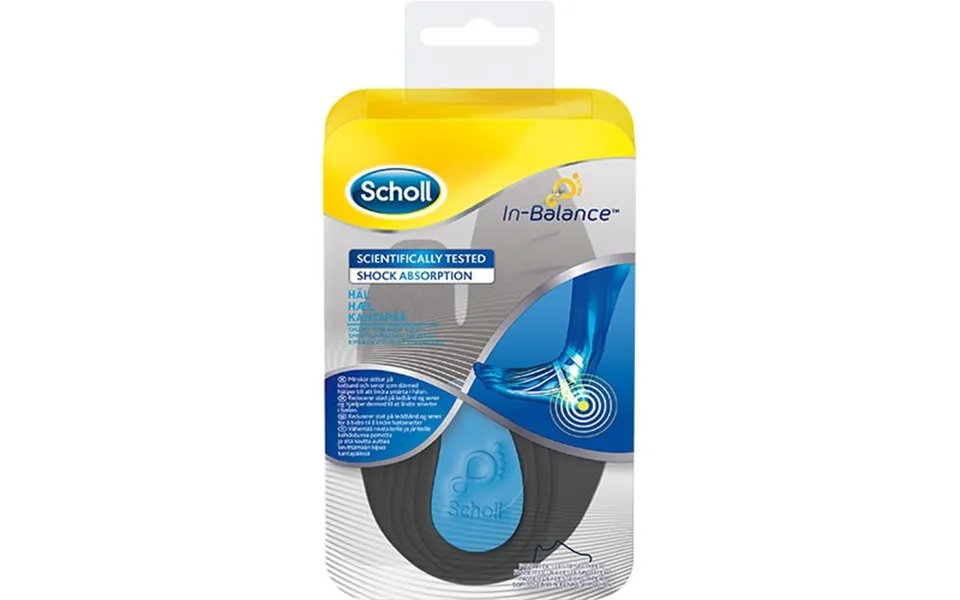 Scholl With Insoles Heel S - 1 Package