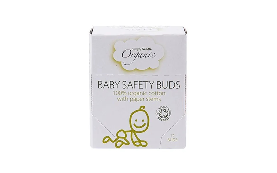 Vatpinde T. Baby Øko Bomuld 72 Stk - 1 Pakke