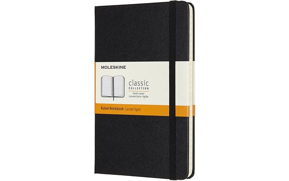 Moleskine Classic Hard Cover Notebook Medium Black Ulinjeret