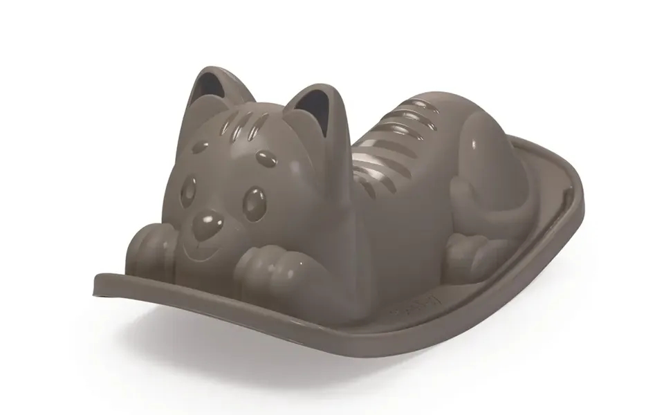 Vippe I Plast - Grå Kat