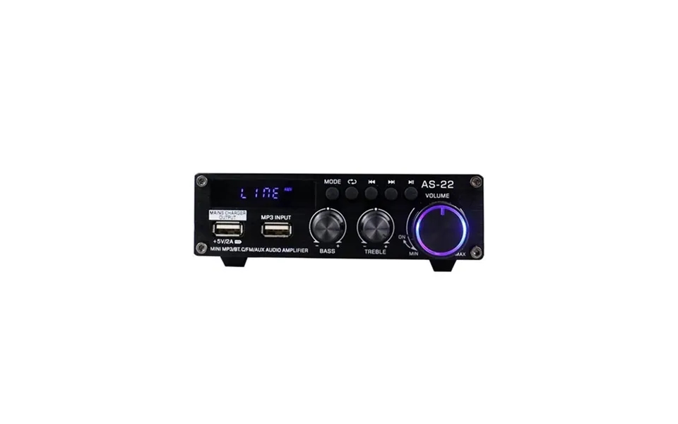 Blitzwolf As-22 Audio Amplifier 45w Bluetooth 5.0 Usb Remote Control Black