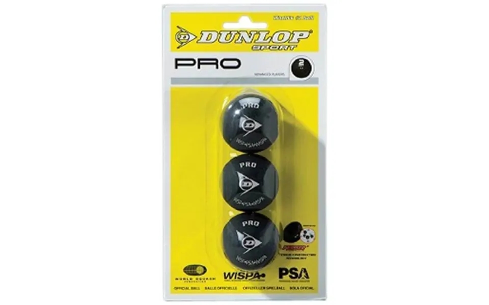 Dunlop Pro Squashbold 3-pak