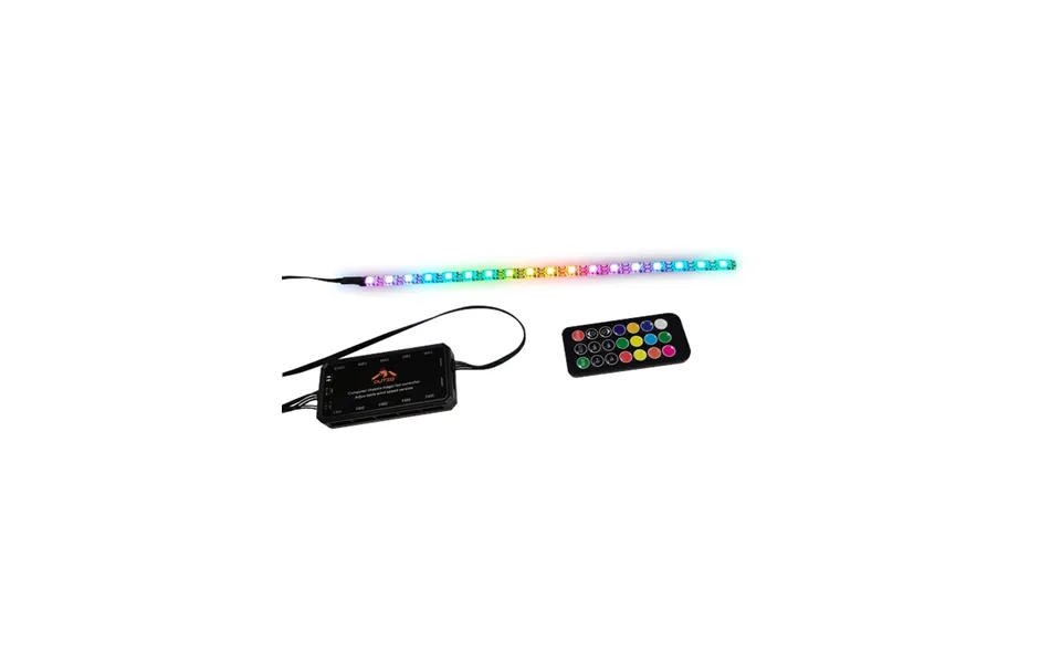 Dutzo Adressable Rgb Strip 30 Cm Med Controller Og Fjernbetjening