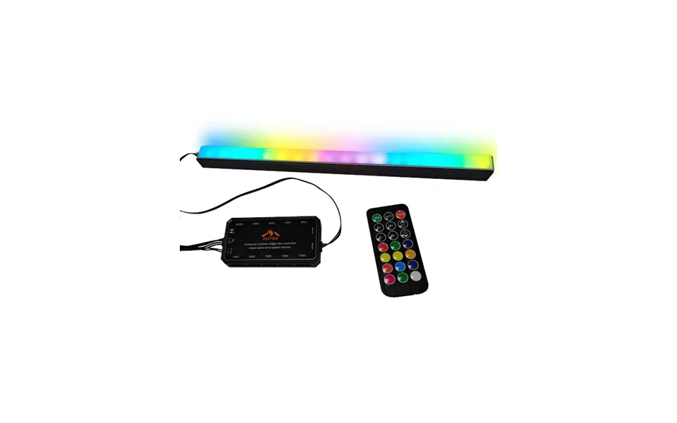 Dutzo Premium Adressable Rgb Strip 30cm Med Controller & Fjernbetjening