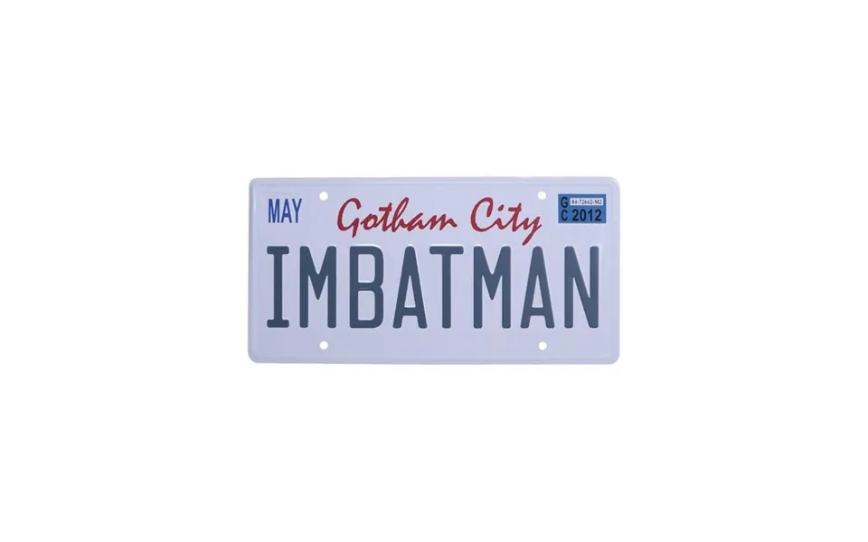 Fanattik - Dc Batman Number Plate Tin Sign