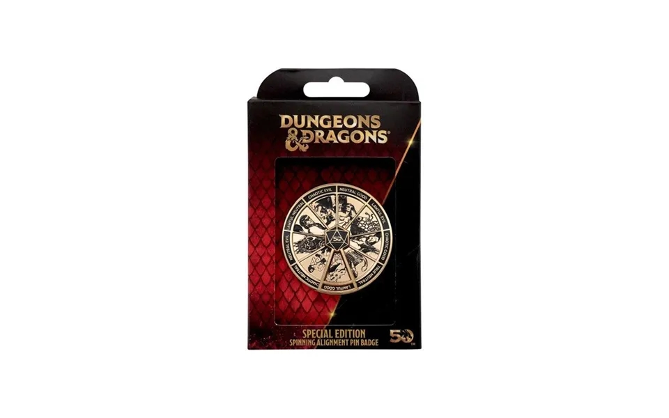Fanattik - Dungeons & Dragons 50th Anniversary Antique Gold Spinner